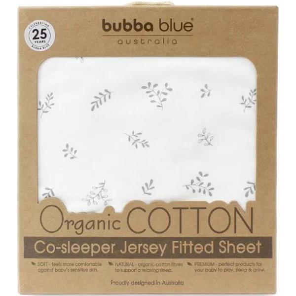 Bubba Blue Organic Bedside Sleeper Fitted Sheet White