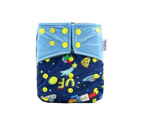 Space Design Bamboo Charcoal Cloth Nappy - AfterPay & zipPay Available