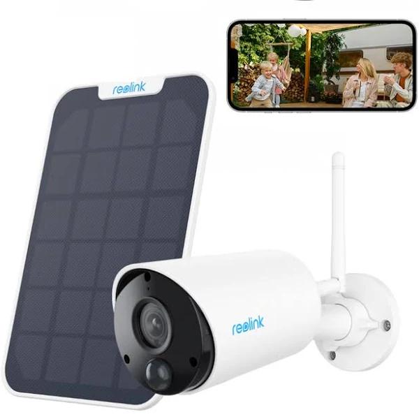 Reolink 3MP Outdoor Security Camera Wireless Argus Eco with Solar Panel - Earn Everyday Rewards, AfterPay Available