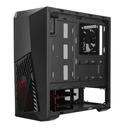 Cooler Master MasterBox K501L RGB Tempered Glass Mid-Tower ATX Case - Black