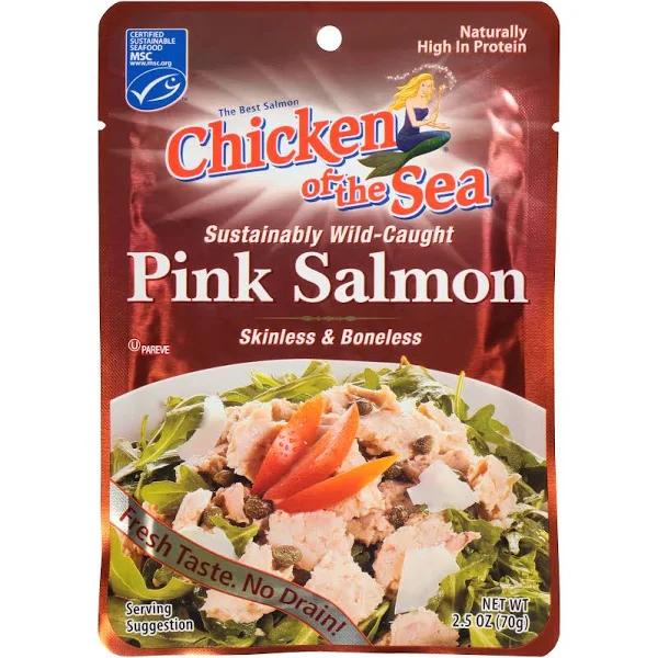 Chicken of The Sea Wild-Caught Pink Salmon 2.5 oz ( 70 g)