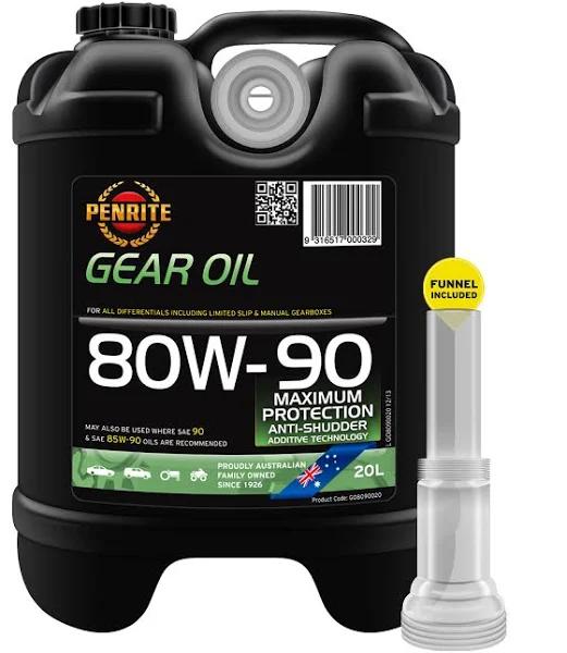 Penrite 80W-90 Gear Oil 20L - GO8090020