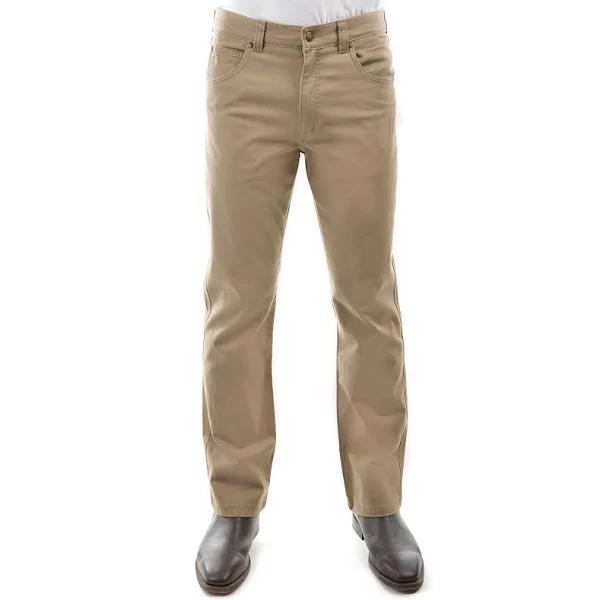 Thomas Cook Mens Coloured Wool Denim Jeans - Sand 34/32