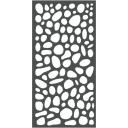 ProtectorAl Protector Aluminium 900 x 1800 x 3mm Solid Aluminium Riverstone Decorative Panel Unframed - Monument