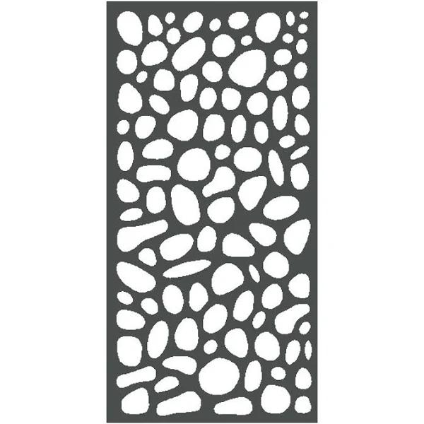 ProtectorAl Protector Aluminium 900 x 1800 x 3mm Solid Aluminium Riverstone Decorative Panel Unframed - Monument