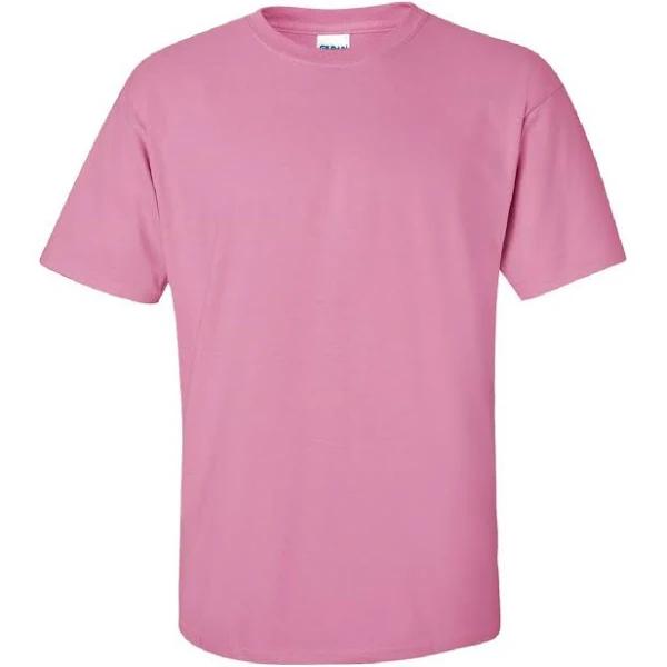 Gildan Mens Ultra Cotton Short Sleeve T-Shirt Azalea M