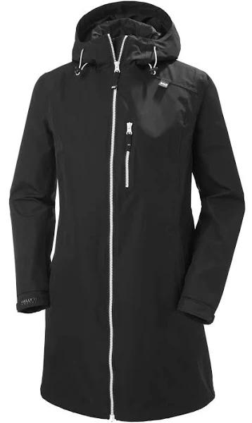 Helly Hansen Long Belfast Jacket Black Women - M