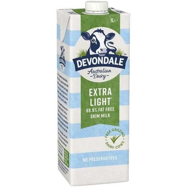 Devondale Long Life Skim Milk 1 Litre Box 10