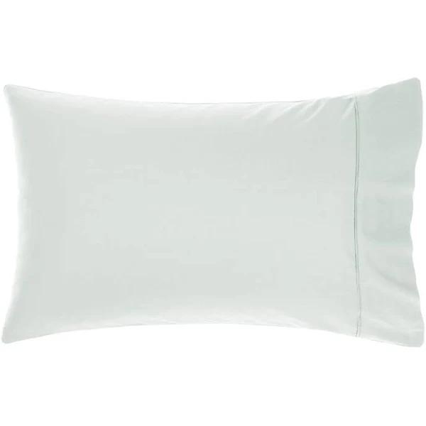 Nara Bamboo Cotton Sky Standard Pillowcase by Linen House