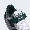 Adidas Originals Forum Low Sneakers in White and Collegiate Green