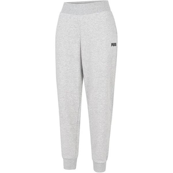 Essentials Women's Sweatpants in Light Gray Heather, Size XL, Cotton by Puma