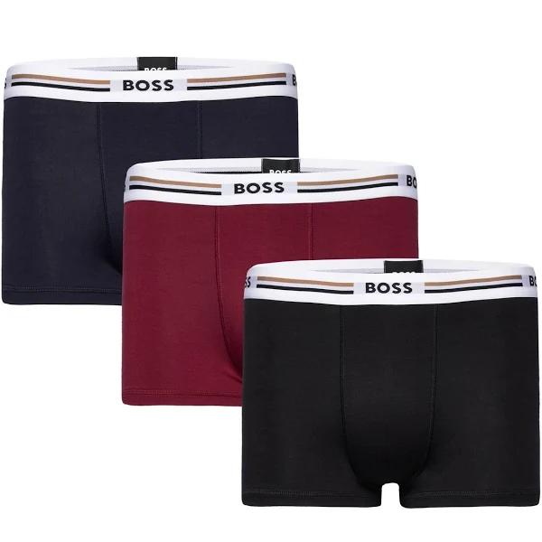 Boss Revive Trunk 3-Pack - Red - Mens Size M - 50492200-602