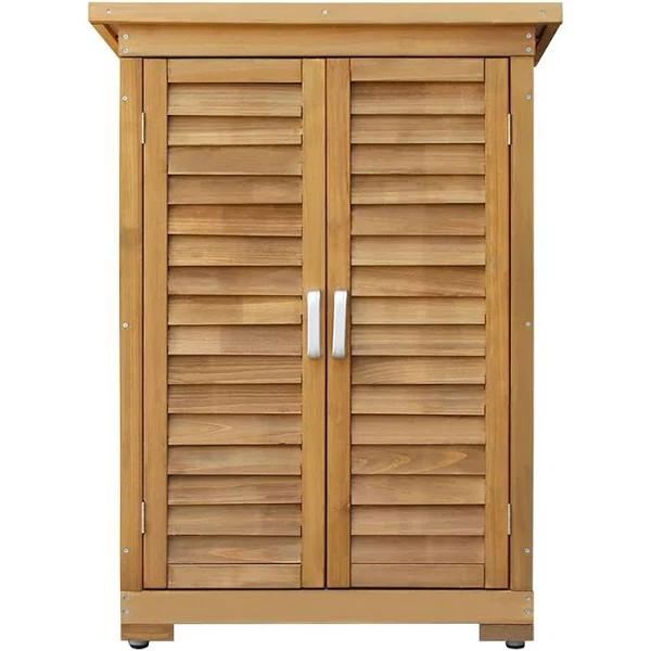 Gardeon Portable Wooden Garden Storage Cabinet