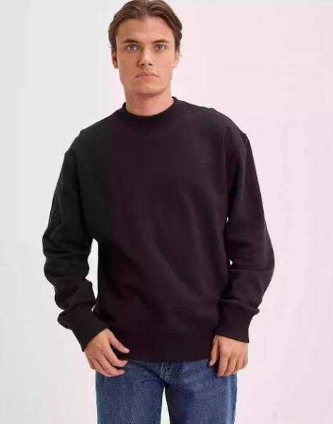 adidas-Adicolor Contempo Crew French Terry Sweatshirt-Men-Black-S