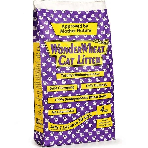 Wonder Wheat Cat Litter 4kg