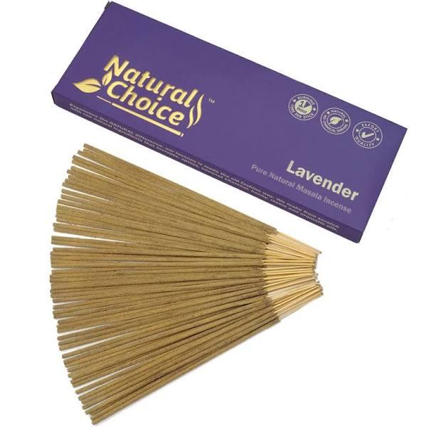 Natural Choice Incense Lavender Incense Sticks 100 Grams, Low Smoke Tr