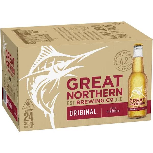 Great Northern Original Lager Beer 330ml - 24 Pack