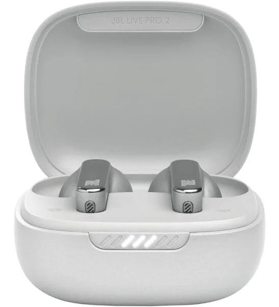 JBL Live Pro 2 TWS True Wireless Noise Cancelling Earbuds - Silver