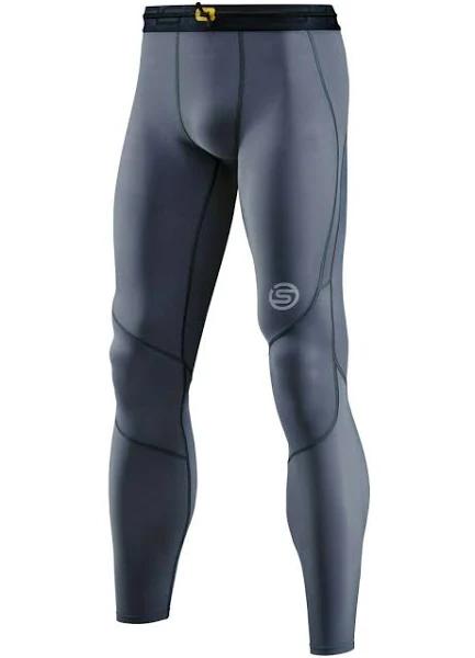 Skins Compression Series 3 Men's Long Tights Activewear/Training/Gym | Charcoal | 2XL