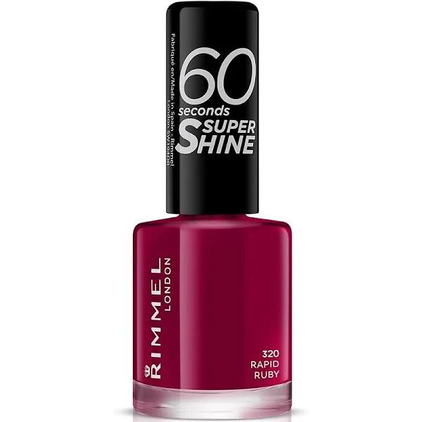 Rimmel 60 Seconds Super Shine Nail Polish 320 Rapid Ruby