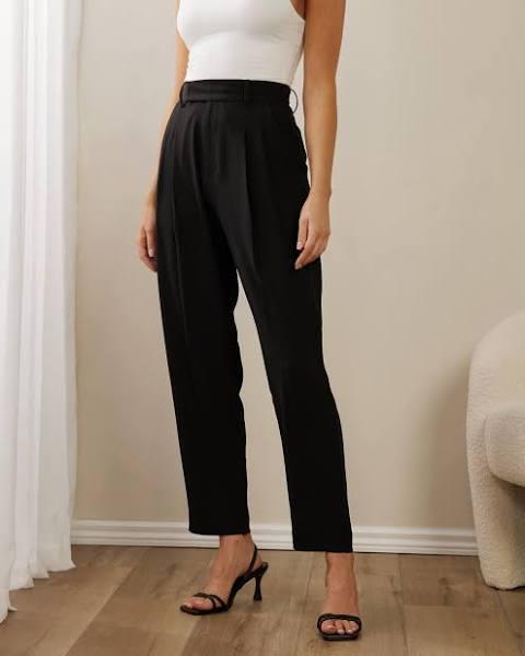 Atmos&Here - Women's Black Tapered Pants - Tarah Pants - Size 8 at The Iconic