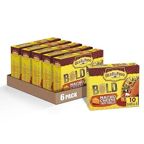 Old El Paso Stand N Stuff Nacho Cheese Flavored Taco Shells, 5.4 Oun