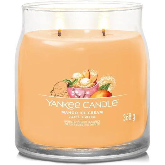 Yankee Candle Mango Ice Cream Signature Medium Jar Candle