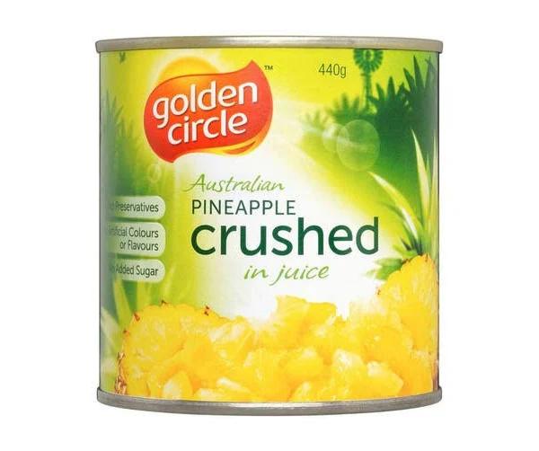 Golden Circle Pineapple Crushed in Juice 440g