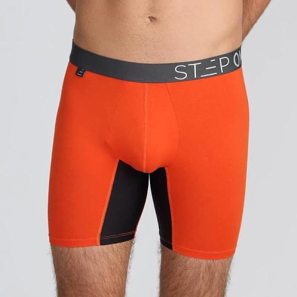 Step One Men's Bamboo Boxer Brief - Breathable Anti Chafe Moisture Wicking Underwear for Men