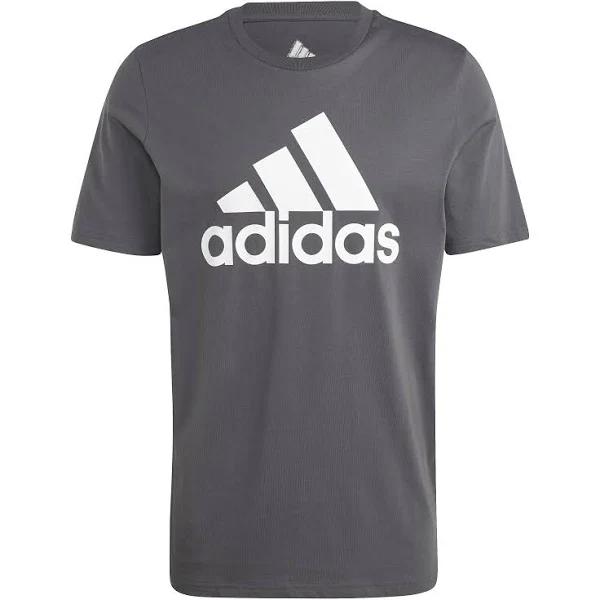 Adidas Sportswear Mens Single Jersey Big Logo T-Shirt - Solid Grey