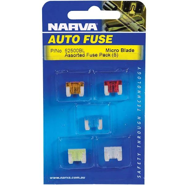 Narva 52500BL Micro Blade Fuse Assortment