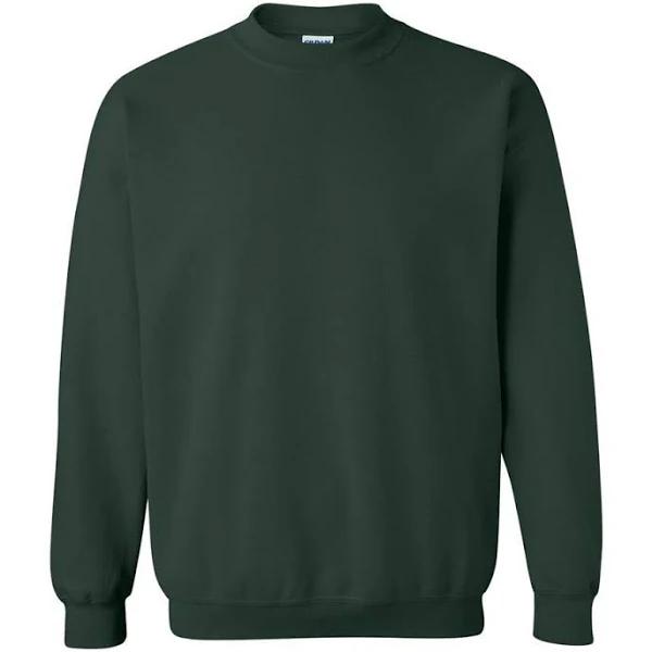 Gildan Heavy Blend Unisex Adult Crewneck Sweatshirt Forest Green 2XL Cotton Polyester Sweatshirt