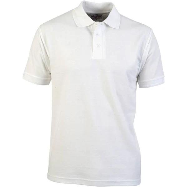 Absolute Apparel Mens Precision Polo White XS