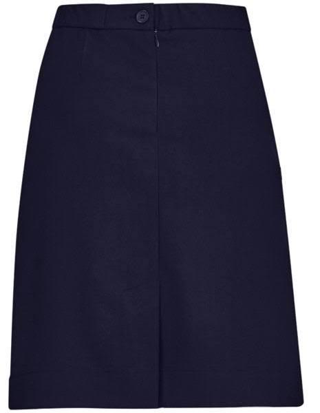 BizCare Womens Comfort Waist Cargo Skirt - CL956LS Navy / 8