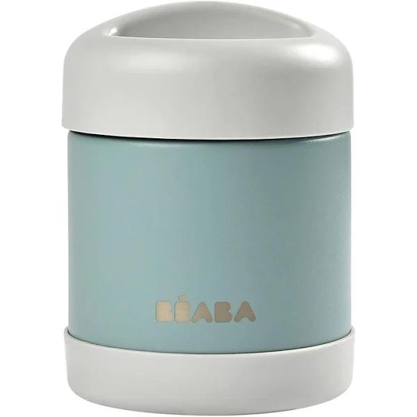 Beaba Stainless Steel Isothermal Portion - Light Mist / Eucalyptus Green / 300ml