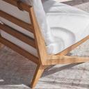 Palm Springs Fabric Armchair White by Freedom