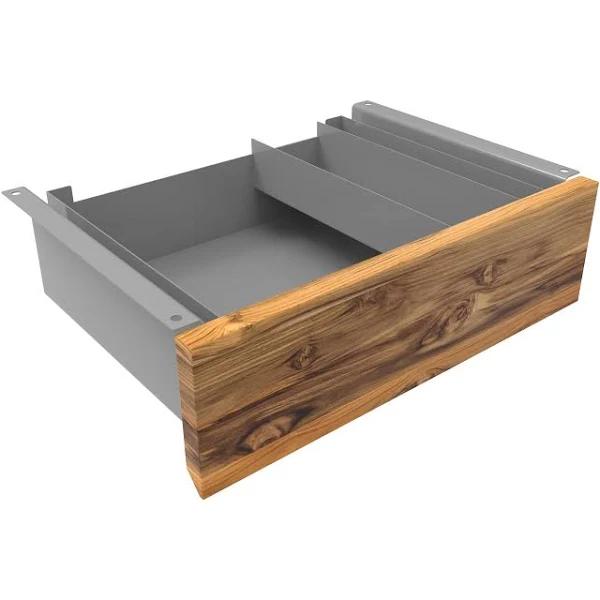 Desky Minimal Under Desk Drawer Grey / Teak