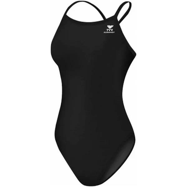 TYR Diamondfit Durafast Elite Solid Swimsuit - Black