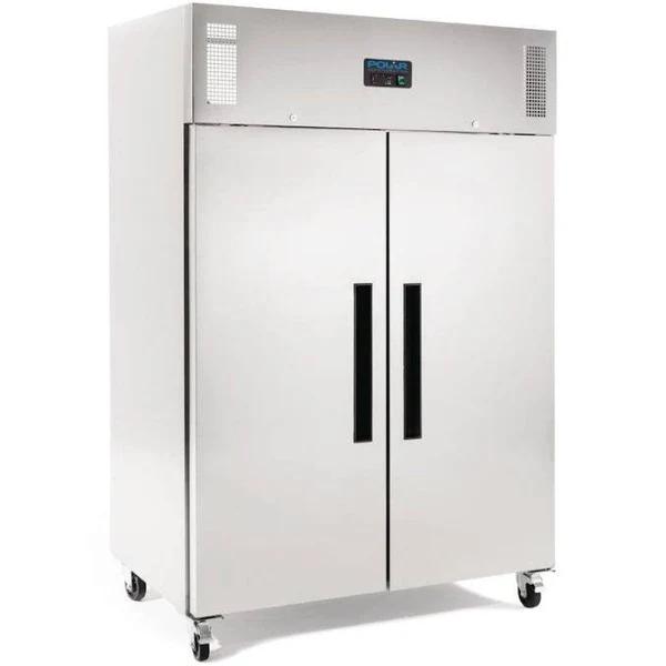 Polar G-Series 2 Door Upright Freezer Stainless Steel 1200Ltr