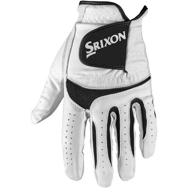 Srixon Tech Cabretta Right Golf Glove - White S Regular