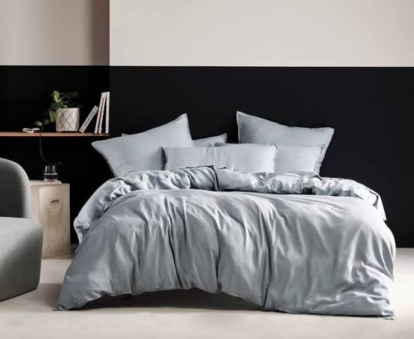 Linen House ReJeaneration Rialta Sheet Set | Queen | Silver