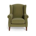 Classic Wing Fabric Occasional Armchair Moss by Freedom