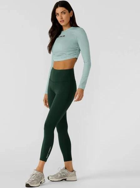 Lorna Jane | Lotus No Chafe Ankle Biter Leggings | XXL | Womens