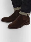 R.M.Williams - Men - Comfort Craftsman Suede Chelsea Boots Brown