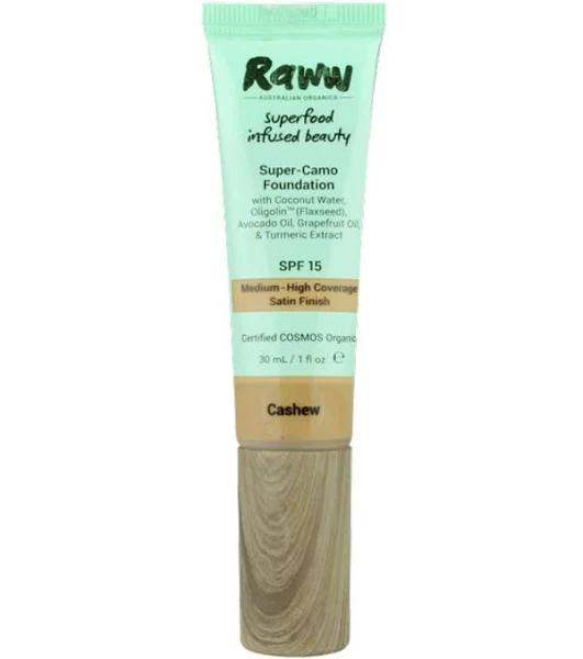 Raww Superfood Camouflage Foundation 30ml - Cashew