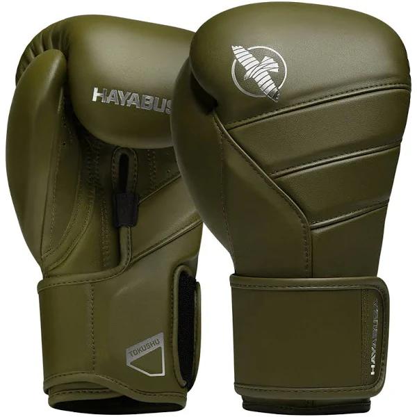 Hayabusa T3 Kanpeki Boxing Gloves Olive / 16oz