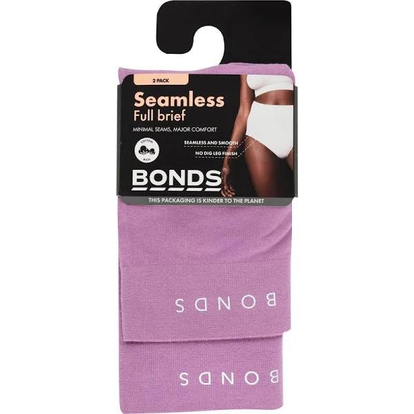 Bonds Seamless Full Brief Size 12 Assorted 2 Pack