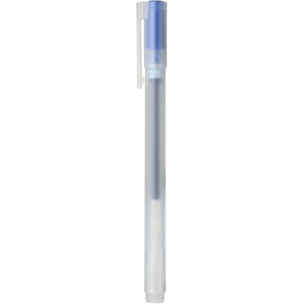 MUJI Gel Ink Ballpoint Pen - Cap Type 0.38mm Blue