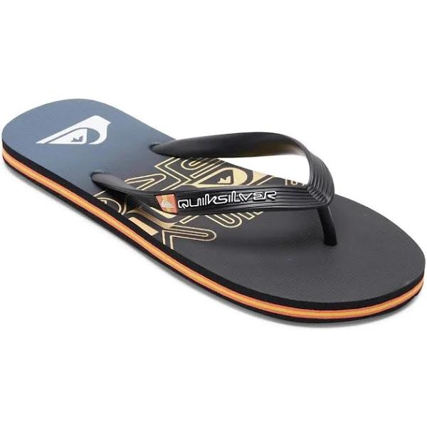 Quiksilver Molokai Wordblock 12 / Black/Black/Orange