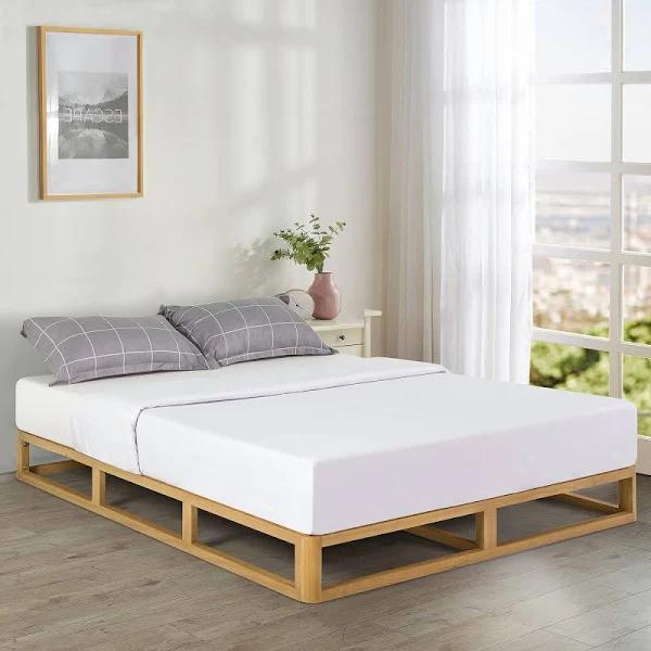 Zinus Industrial Pine Wood Bed Frame Double